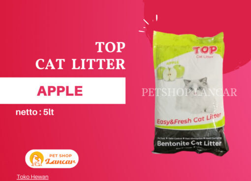 Jual Pasir Kucing Catsand Top 5L Clumping Pasir Gumpal Wangi 5L Aplle ...