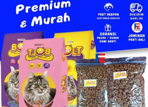 Jual BOLT Makanan Kucing Pakan Kucing Kemasan 100gram All Varian Rasa ...